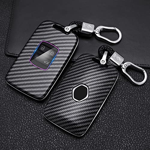 SILUOHAKE Coque de clé pour Voiture, matériau Souple, Coque de clé, résistant à l'usure, pour Koleos Kadjar Megane Captur Espace