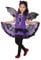 Kiniris Déguisement Halloween Chauve-Souris Fille Costume Vampire avec Ailes Déguisement Halloween Enfant Fille Carnaval Soirée Robe Tutu (7-9 ans, Violet)