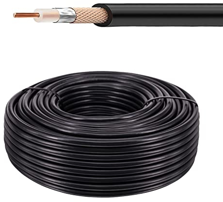 urcianow RG58 Kabel 30 M Koaxialkabel RG58 Verlustarme Koaxial Verlängerungsantenne Kabel RG58 für WLAN Router