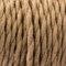 LEDSone 10 Meter Vintage 3 Core Hemp colour Twisted Electric Cable Fabric Covered Wire Italian Braided 10 mm Electrical Cable Flexible Wire for Lighting Other Appliances