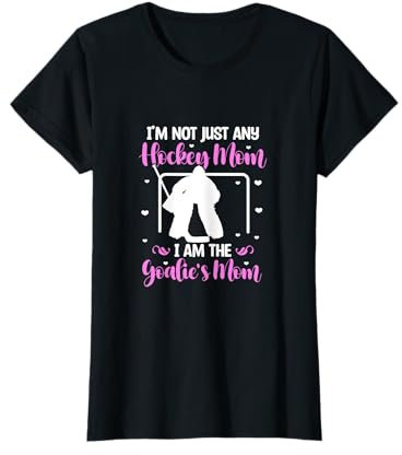 Hockey Mom Goalie's Mom Eishockeyspieler Muttertag T-Shirt