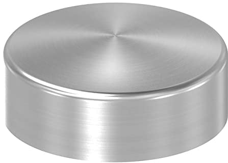 STEINBACHER© | Edelstahl Endkappe zum Überstecken für 48,3mm, V2A