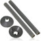 SPARES2GO Radiator Pipe Covers Shroud Collars Sleeve Anthracite Grey 15mm x 200mm