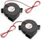 Wathai 5015 Blower Fan 12V, Ball Bearing DIY Brushless Cooling for Ender 3 with 1m Wire, Turbo Centrifugal 12 Volt Fans Replacement 2 Pack