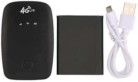 Yosoo Health Gear Portable WiFi Hotspot, 4G WiFi Router 2100mAh Battery Pocket Mobile Wifi Router SIM Card Slot Connect up to 10 Devices for Car Business Outdoor Travel