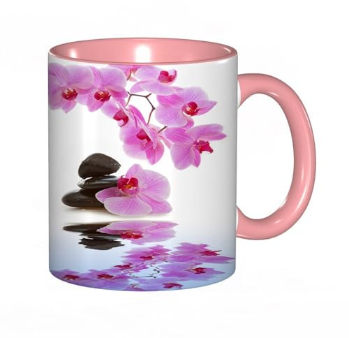 Kaffee-Tasse Schatz - blühende Orchidee Becher/Mug als witziges Geschenk/Lustige und Originelle Geschenke/Tee-Kaffeetasse