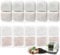Fenkabs 10 Pack Filter Replacement for Catit Litter Boxes, Dual Action Air Purifier Pads for Absorbing and Freshening Litter Box Odors