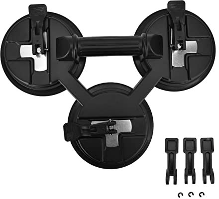 Elevador De Vidrio De Servicio Pesado - Extractor De Ventosa De Tres Garras Para Mármol, Azulejos - Ventosa De Ventana Potente - Herramienta De Manejo De Artefactos