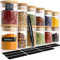 Moritz & Moritz 24x Small Spice Jars with Lids and Labels - Ø 5,5x8cm - 4.4oz/125 ml - Glass Spice Jars with Bamboo Lids with 24 x Labels and 2 x Chalk Pencils
