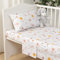 TRAMAS+ Kinderbettwäsche 60x120 cm aus 100% Baumwolle Superweiche & Farbenfrohe | Babybettwäsche - (Mini-Krippe - 50x80 cm, Vilena Senf)