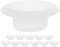 Cabilock 12pcs Bottle Seals Lids, Silicone Water Bottle Lids, Leak-proof Bottle Stopper Replacement Gaskets Washer for Swing Flip Bottle, Seal Gasket Replacements for Home Brew Beer Soda Bottle