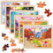 SYNARRY Wooden Dinosaur Jigsaw Puzzles for Kids age 3 4 5 6 7 8, Dinosaur Toys for 3 4 5 6 Year Old Boys, 6×60 Piece Children’s Jigsaw Puzzles Gifts Boys Girls