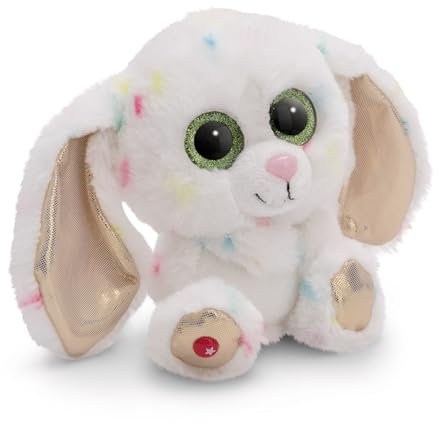 NICI GLUBSCHIS Kuscheltier Hase Spottitu 15cm bunt - Stofftier aus weichem Plüsch, niedliches Plüschtier zum Kuscheln und Spielen, für Kinder & Erwachsene, tolle Geschenkidee - 61453