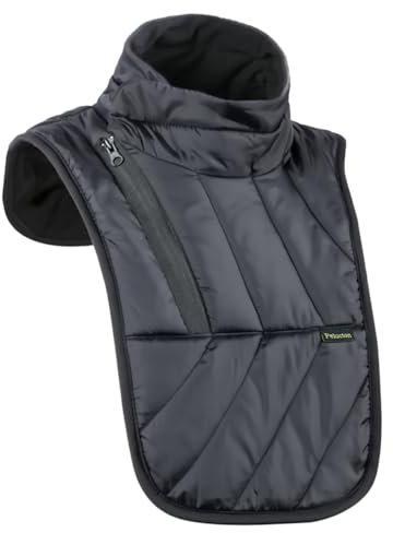 Pelucton Halswärmer Motorrad Winter, Verstellbarer Brust- und Schulterwärmer, Thermischer Motorrad Schal Winddicht, Motorrad-Nackenschutz Outdoor