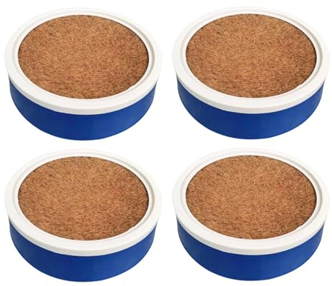 Taubenzuchtschalen Taubenschalen Nistschalen Taubennistschalen Brutschale zur Taubenzucht 4 teilig mit Matten | Eierschale für Tauben Reisende Tauben q