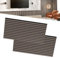 LZQ Akustikpaneele Echtholz Furnier 2er Set Wandverkleidung 120 x 60 cm Wandpaneele Lamellenwand Schalldämmung Holzpaneele Wand Akustikplatten Wanddekoration für Wohnzimmer Flur Büro (Braun)