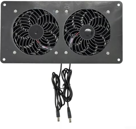 Solar Panel Exhaust Fan, DC 12V 10W 3000Rpm Solar Powered Cooling Fan, Solar Extractor Fan For Chicken Coops, Greenhouses, Sheds, Pet Houses, Window Exhaust