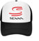 OAUMJIIL Schwarz Senna Ayrton Motorsports Casual Mesh Baseballkappe Herren Grid Snapback Caps Neuer Trend Sonnenschutz Hut