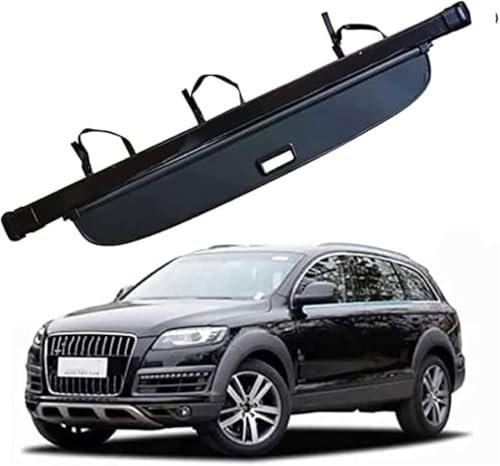 SureMaker Auto Laderaumabdeckung für Audi Q7 4L 2009-2015 Kofferraumabdeckung Rollo, Auto Laderaumabdeckung Kofferraum