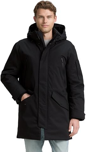 TOM TAILOR Herren 1046991 TT.PRO.TECH Parka mit abnehmbarer Kapuze