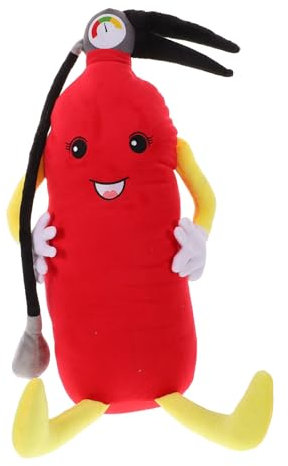 Warmhm Niedliches Feuerlöscher Plüschkissen Multifunktionales Stofftier Als Kreatives Spielzeug Und Bequemes Nickerchen-Kissen Für Junge Mädchen Feuerwehrmann Lernen Und Entspannen