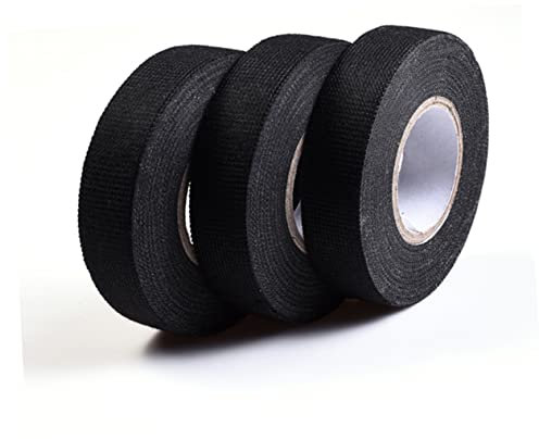 iplusmile 5Stück Isolierband Wasserdichtes Elektrisches Vinylband für Kabelreparatur Schwarz für Autodraht Industrielle Anwendungen