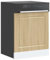 HOMTAKIE Panneau de Lave-Vaisselle Porto chêne Sonoma 60x1,5x67 cm