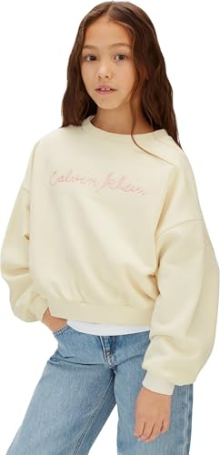 Calvin Klein Mädchen Ck Crewneck Sweatshirt Lvcksjb25g Andere Sweatshirts