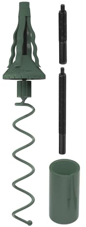 Supporto per punte per albero di Natale, stabilizzatore a punta girevole, per stabilizzare e sostenere decorazioni per corone di alberi, adatto per diversi tipi di corone di alberi