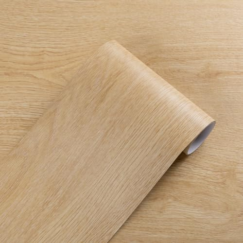 36pcs Vinyl Flooring - Self Adhesive Floor Planks for Kitchen Bathroom | Floor Tiles Self Adhesive Waterproof Effect for Light Oak Wood Peel and Stick Floor Tiles for Bedroom