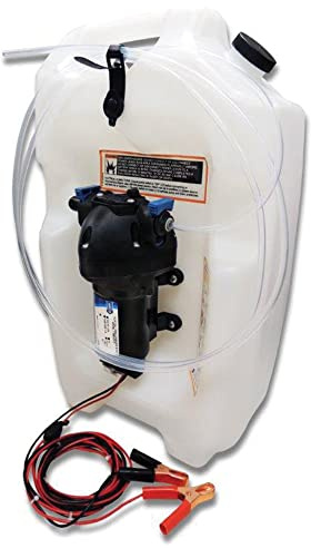 JABSCO SISTEMA CAMBIO OLIO PIATTO SERBATOIO 3 1/2 GALLON SERBATOIO 12V