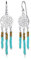 Elli Ohrringe Damen Traumfänger Ornament Boho Festival in 925 Sterling Silber
