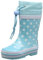 Playshoes Stivali di Gomma Unisex - Bambini e ragazzi, Turchese (Punti Turchesi), 32/33 EU