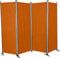 Angerer Freizeitmöbel GmbH Paravent - Raumteiler & Raumtrenner Sichtschutz - Outdoor Paravent für Windschutz & Schatten auf Balkon (4-teilig, PE Terracotta)