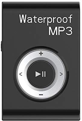 GZCRDZ IPX8 Impermeabile Nuoto Lettore MP3 Built-in 8 GB Musica MP3 con Radio FM Hi-Fi Cuffia per Immersioni Surf Subacquea Sport Corsa (Nero)