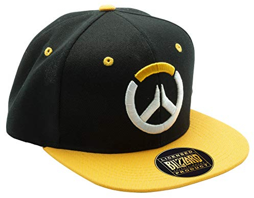 ABYSTYLE - Overwatch - Schirmmütze - Schwarz und Gelb - eine Größe