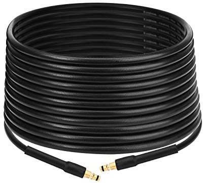 MOPEI 15 M Hochdruckschlauch für Karcher K2 K3 K4 K5 K6 K7, Hochdruckreiniger Schlauch Verlängerungsschlauch, Quick Connect-Anschlüsse