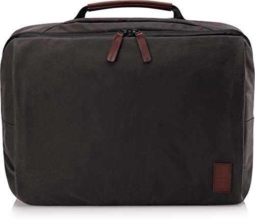 HP Spectre Folio Topload 15.6 inch Waxed Canvas RFID Laptop Case - Brown