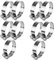 10 Pcs Collier de Serrage Ajustable en Acier Inoxydable Tuyaux Clips Fixation Réglable(21-44 mm)