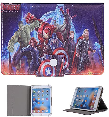 Avengers Case for Huawei MediaPad T3 8~ 8 inch ~ stand up protective Flip Cover (Huawei MediaPad T3 8, Avengers On Fire)