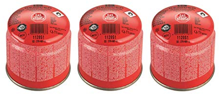 Kemper Gaskartuschen 190 g Art. 1120S1 - mit Membran-Sicherheitssystem - Angebot für 3 Stück