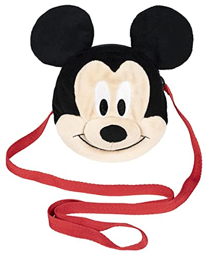 CERDÁ LIFE'S LITTLE MOMENTS - Disney Mickey Mouse Umhängetasche Mädchen | Plüsch Schulter Rucksack Kinder - Offizielle Disney Lizenz, Farbig, Einheitsgröße