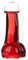 ROYIYI Lot de 4 Verres Transparents Sexy pour Vin, Bière, Cocktail, Whisky Transparents pour Décoration de Bar, Verre à Boisson Fraîche D'été (Blanc(1 pièce), 15x6cm)