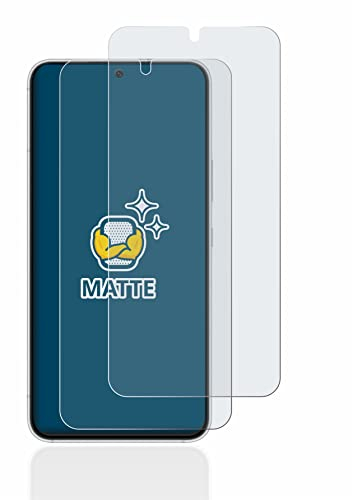 BROTECT Entspiegelungs-Schutzfolie für Samsung Galaxy S22 5G (2 Stück) Matte Displayschutz-Folie, Anti-Reflex, Anti-Fingerprint