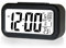 Digital Alarm Clock, Battery-Powered Alarm Clock Bedside, Travel Alarm Clock with Date Temperature,Backlit Display, Snooze, Stylish Compact Digital Clock, Gift Clock for Kids