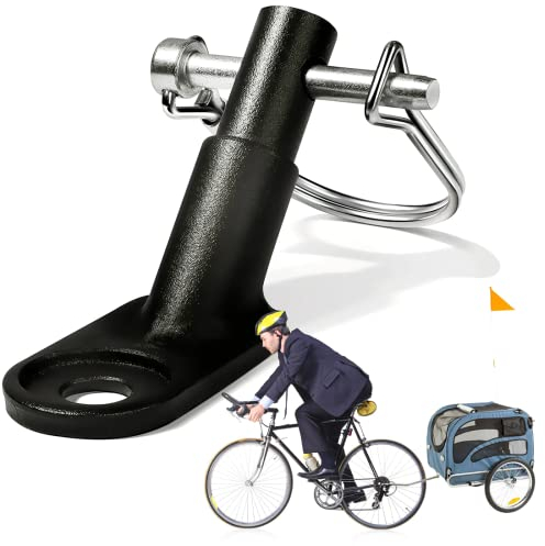 HONGECB Gancio Per Rimorchio Per Bicicletta, Gancio Di Traino Per Rimorchio Bici, Accoppiatore Per Attacco Del Rimorchio, Ciclismo Carrelli Accessori, Per Bici Per Rimorchi Di Bambini (A)