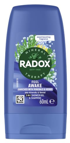 Radox Mineral Therapy Feel Awake 2-in-1 Shower Gel & Shampoo 60 ml