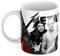 newseny Taza para ROCKEROS y fans de la banda de rock METALLICA | Cerámica 350ml (Regalo Heavy Metal) (Metallica Rock 02)