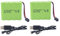 2PCS 4.8V 2800mah AA Batterie Rechargeable fiche SM-2P et Ligne de Chargement USB pour SY-E511 RC excavatrice Voiture Camion d'ingénierie E562 TD141 RC Voiture