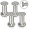 Jopassy 4er Set Möbelbeine| Aluminium Gebürstet | Schrankfüße Höhenverstellbar Füße für möbel, mit Schrauben,Höhe 150 mm | Belastbar bis 250 KG, für Sofa Möbelfüße Schreibtisch Stühle Tischfuß